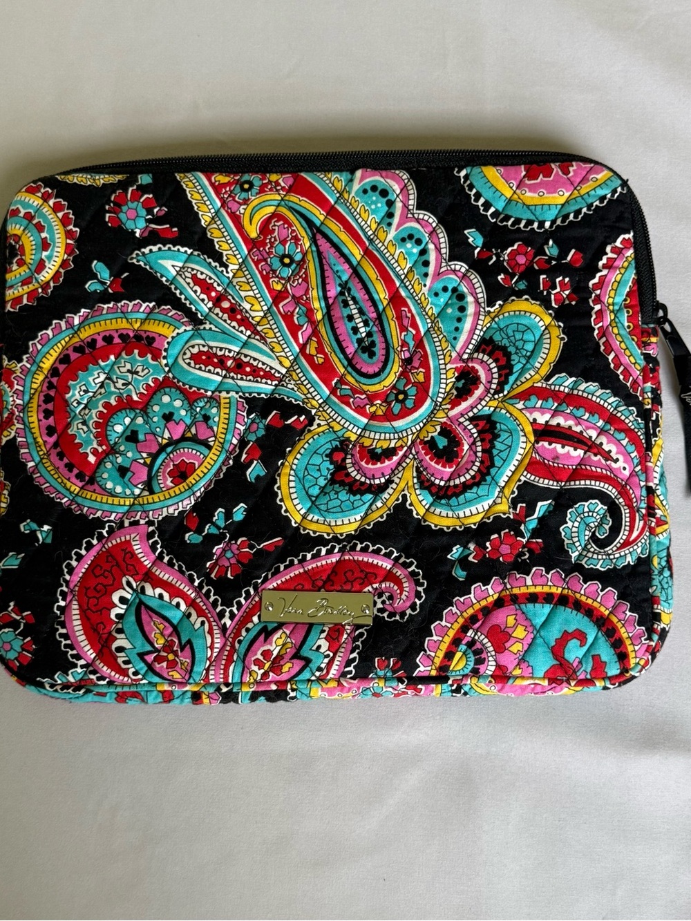 Vera Bradley Black Paisley tablet sleeve